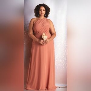 Birdy Grey "Kira" Chiffon Wedding/Bridesmaid Dress with Slit NWT